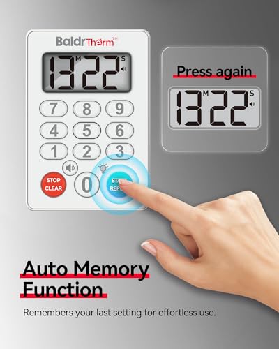 BaldrTherm Magnetic Waterproof Kitchen Timer
