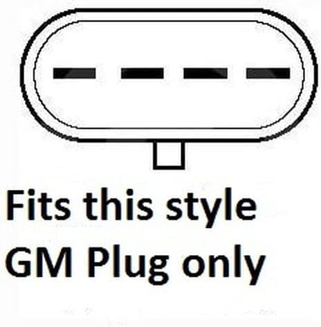 Miniatura 4 de Alternador de alta potencia de 350 amperios personalizado 6 fases horquilla compatible con Chevy Trailblazer SUV L6 4.2L 02 2002 03 2003 04 2004 05