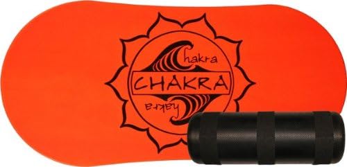 Chakra Balance Board with Roller - Neon Orange