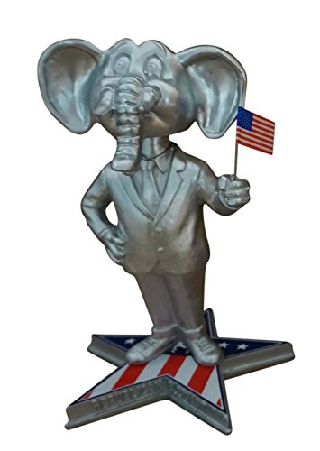 National Bobblehead Hall of Fame and MuseumElephant Republican Party GOP Political Symbol Bobblehead (Silver Variant Version)