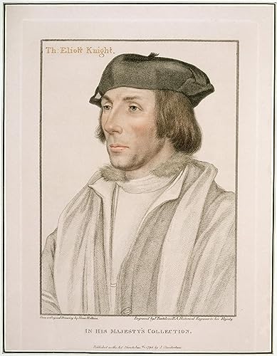 Toile pour décoration murale 60x90cm art tableau Sir Elyot Hans Holbein le Jeune