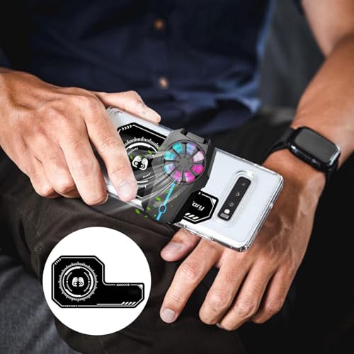 Image of 2PCS Cooling Pad, Cooling Pad for Mobile, Mobile Cooler, Phone Cooler for Extended Gaming Sessions, Phone Cooler for Heavy Smartphone Usage