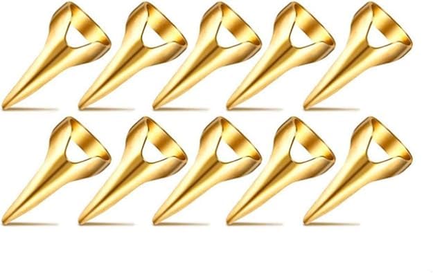 10 Pcs Gold Adjustable Hair Parting and Selecting Tool Hair Sectioning Ring Nail Finger,Hair Parting Selecting Sectioning Tool,Hair Parting Ring for Sectioning Hair Extensions Accessories(ZS376)