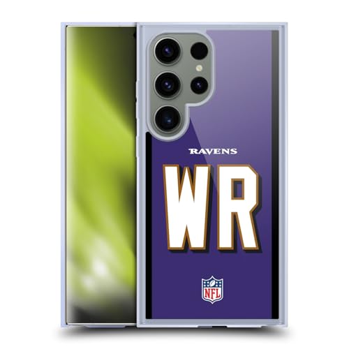Coque Gel Samsung Galaxy S24 Ultra NFL Baltimore Ravens Protection MagSafe Violet