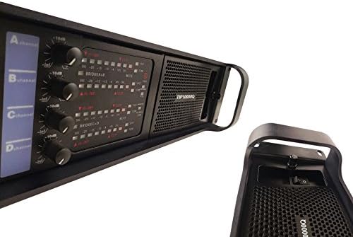TIP10000Q 4 Channel 5000 Watts 2U Rack Mount DJ Concert Stage PA Professional Power Amplifier