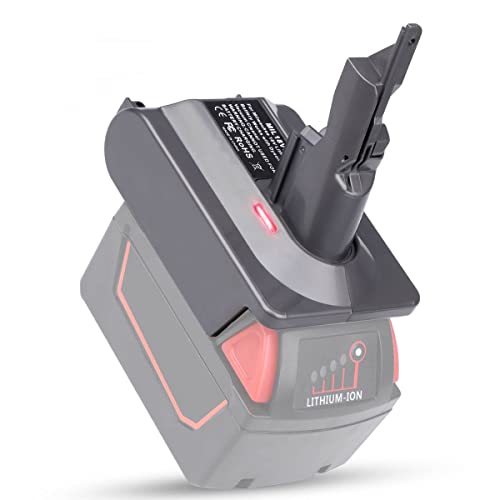 Replacement for Dyson V7 Battery, MIL18V7 Adapter for Milwaukee 18V M18 Battery, Convert for Dyson...