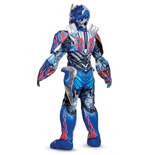 Image of Kid's Transformers Optimus Prime Prestige Costume | Child Transformers Cosplay Halloween Costume for Boys