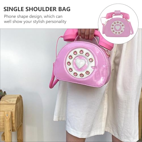Sac bandoulière femme compact contre l'encombrement avec un style rétro unique en PU