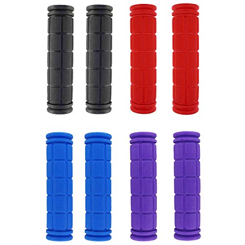 Kasteco 4 Pairs Bicycle Handle Bar Grips Mushroom Grips for BMX/MTB/Road Mountain/Boys