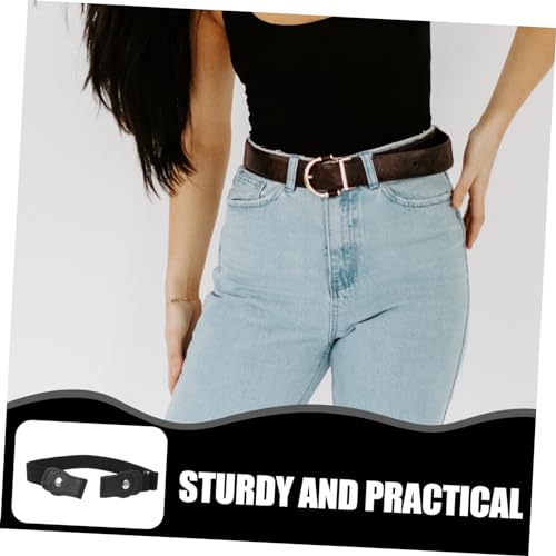 KESYOO Adjustable No Buckle Elastic Waist Belt for Boys and Girls and Adults Stretchy Denim Style Belt Comfortable and Versatile for Jeans and Casual Wear4