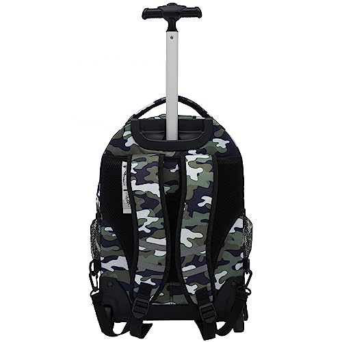 Travelers Club 18" Rolling Backpack with Shoulder Straps, Camo4