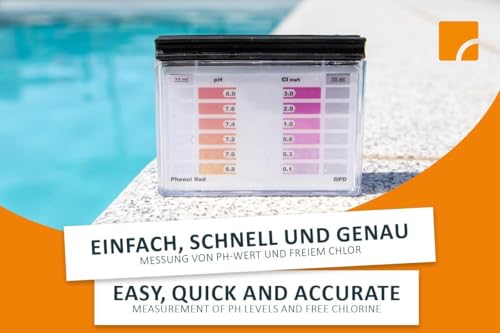 STEINBACH | Wasserpflege Starter Set I Pool Chlor Starterset für Einsteiger I Mini-Multitabs, Kristallklar, Dosierschwimmer, Testkit, pH-Senker & Chlorgranulat | Pool-Zubehör-Set für Anfänger – Bild 3