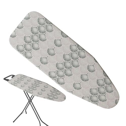 Cubiertas para tabla de planchar - Tabla de planchar elástica | Cubierta conductora de calor con borde elástico | Funda acolchada plegable portátil para coser, acolchar, apartamento, lavandería
