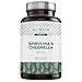 Price comparison product image Spirulina & Chlorella 1800mg | Detox, Energy, Strength & Satiating Effect | Superaliment Rich in Protein & Vitamins | 180 Capsules 100% Vegan | Nutralie