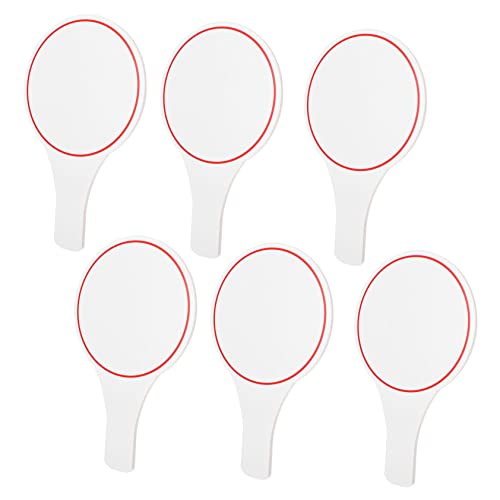 6 piezas pizarras blancas de borrado en seco de espuma miniatura 1