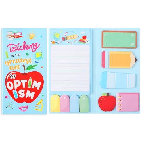 iDTogAoE Teachers Cute Post It Notes Sticky Notes Set for