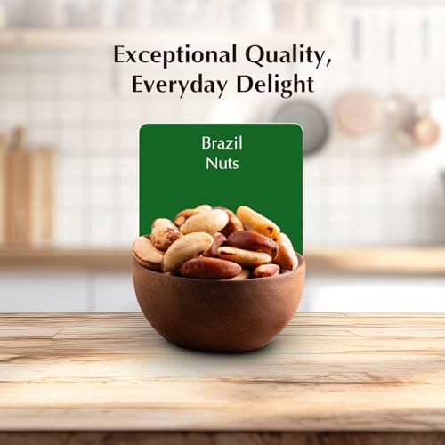 Image of Amazon Brand - Vedaka Brazil Nuts | 250 g | Rich Flavour | No Artificial Colours & Preservatives