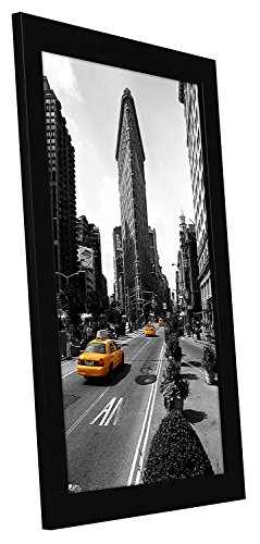 Americanflat 11X17 Picture Frame In Black - Legal Sized Paper Display - Composite Wood With Shatter Resistant Glass - Horizontal And Vertical Formats For Wall #TOP7