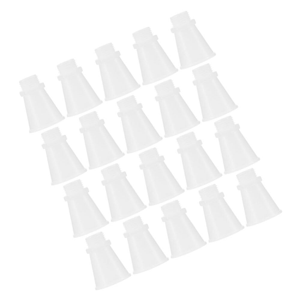 BESTOYARD Fire Extinguisher Nozzles: 20pcs Plastic Fire Extinguisher Replacement Nozzles Portable Fire Extinguisher Parts for Fire Extinguisher Accessories, 4.00X3.00X3.00CM, White, 30O4J16U35UYZMXHZ