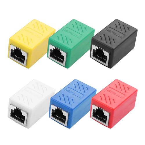 Conector Extensor Ethernet RJ45 Cat6 6 unidades miniatura 1