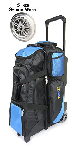 KAZE SPORTS 4 Ball Bowling Roller (Blue-Black)