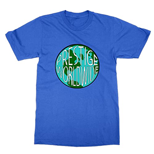 T-shirt Prestige Worldwide bleu taille S aux finitions soignées