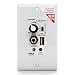 Pyle 6.5” Ceiling Speaker Set - 2-Way Full Range Speaker (Pair) Built-in Electronic & Wireless BT Receiver Wall Mount - 100W in-Wall Audio Control Receiver w/Built-in Amplifier, USB/Microphone