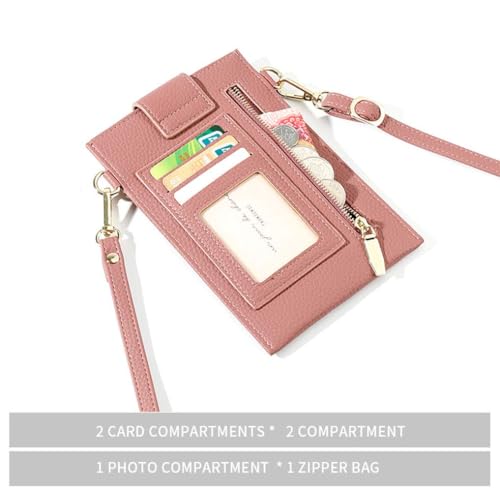Image of Womens Fashion Small Crossbody Bag Light Leather Cellphone Case Wallet Shoulder Purse Credit Card Holer Handbag Girls Travel Passport Pouch Messenger Satchel for iPhone 11 Pro Max 6 /7 /8 Plus