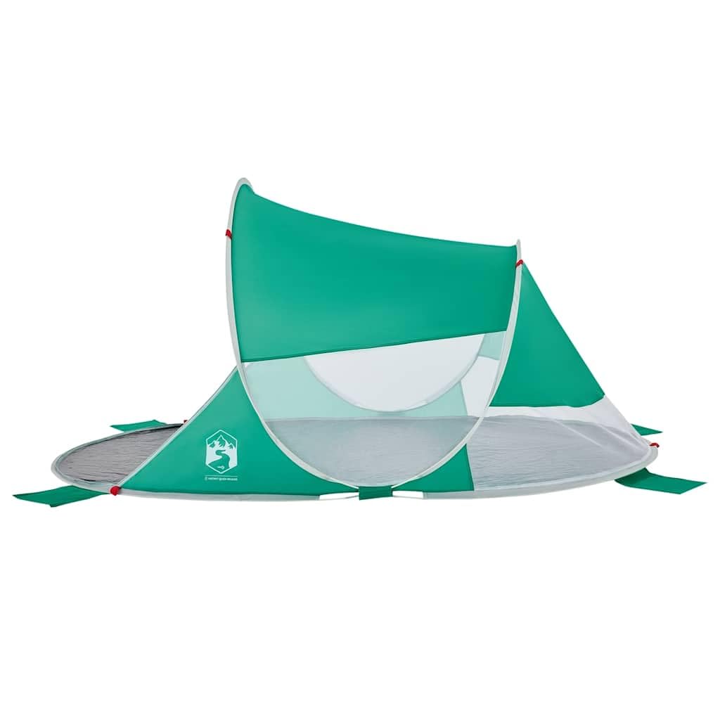 Tenda da spiaggia, pop-up blu azzurro, tenda parasole impermeabile per spiaggia e giardino, protezione UV +, tenda da campeggio leggera con borsa per il trasporto, xx cm