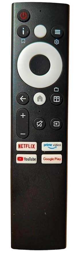 Image of Compatible with Sansui Google TV Remote | Suitable for JSW43ASUHD JSW50GSUHD JSW65ASUHDFF Models | Smart 4K UHD HD Ready Android Television | Non-Voice Remote Control