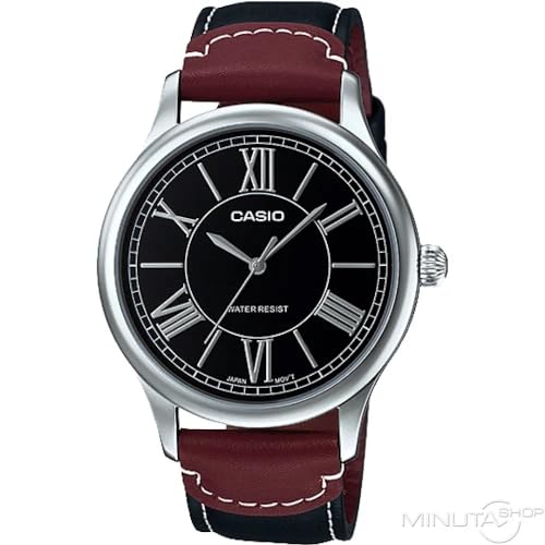 Casio Watch Analogue Display and Strap MTP-E113L-1A