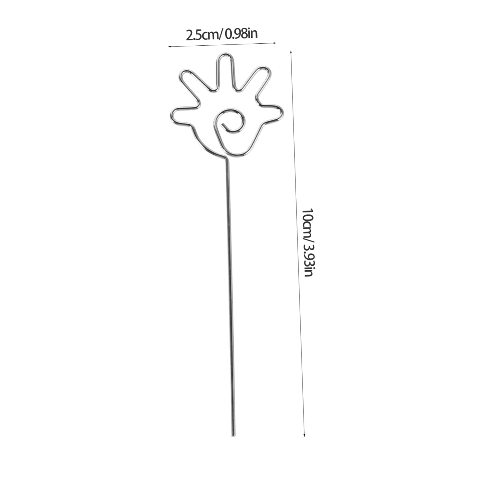 Housoutil 18Pcs Metal Clip Card Holder DIY Photo Holders for Tables Unique Memo Clips for Cards Notes Pictures Aesthetic Home Office Decor