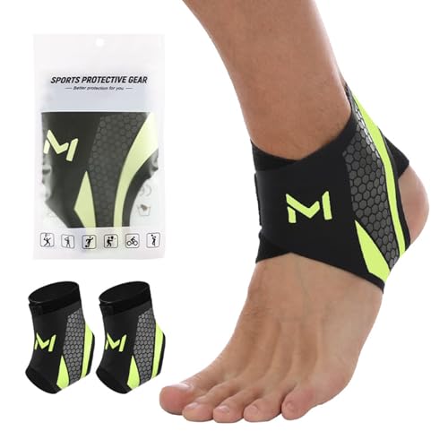 Tobillera ergonómica con correa ajustable para esguinces y soporte estable en baloncesto 4