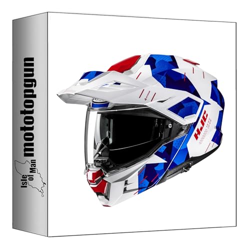 Casque modulable HJC i80 Roki MC21 XXL avec écran solaire