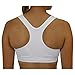 Women's Nike Swoosh Sports Bra, Sports Bra for Women with Compression & Medium Support, White/Black, Large