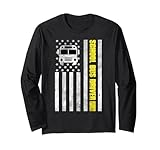 Photo Gallery school bus driver american flag design - school bus driver maglia a manica Photo Gallery school bus driver american flag design - school bus driver maglia a manica