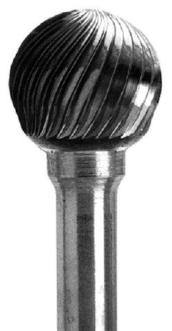 Fresa de Carburo Bola Corte Simple 3/4" Dia miniatura 1