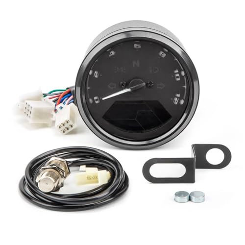 Gauge Speedometer Motorcycle Meter Electric Car Modification Accessories Odometer Tachometer 1-4 Cylinder Tachometer