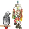 Parrot Toys, Bird Toys, Hanging Interactive chew Toys, Suitable for Small and Medium-Sized Parrots Such as African Grays, Cockatoos, Cokatoos, Amazon Parrots