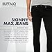 Buffalo David Bitton Men's Skinny Max Jeans, Midnight Wax, 32W x 32L