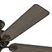 Hunter Fan Company 50887, 52-inch Swanson New Bronze LED Ceiling Fan, Pull Chain, Bedroom Ceiling Fans with Lights