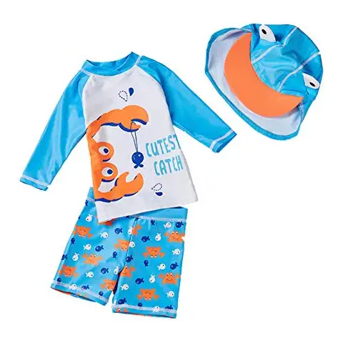 Maillot de Bain Bébé Garçon Hoothy 3 Pièces Cover