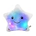 atture Cojín de estrella LED para niños, 25 cm, cojín de estrella luminoso, cojín de estrella luminoso, dulce y suave LED, cojín decorativo para Navidad, regalo de cumpleaños