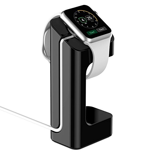 eLander™ Apple Watch Stand, Apple Watch Charging Dock/Station/Platform iWatch Charging Stand Bracket Docking Station Holder for 2015 Apple Watch 38/42mm Sport Edition All Models (Black)
