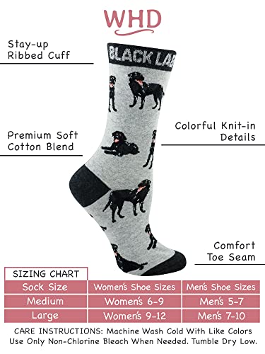 Black Lab Socks for Women Gift for Dog Lovers3