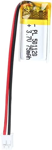 LiPo Battery 3.7 V 75 mAh 501120 with JST Cable