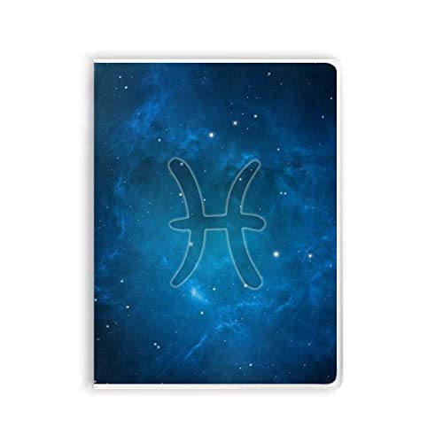 Cuaderno Piscis Starry Night con tapa blanda el regalo perfecto de cumpleaños