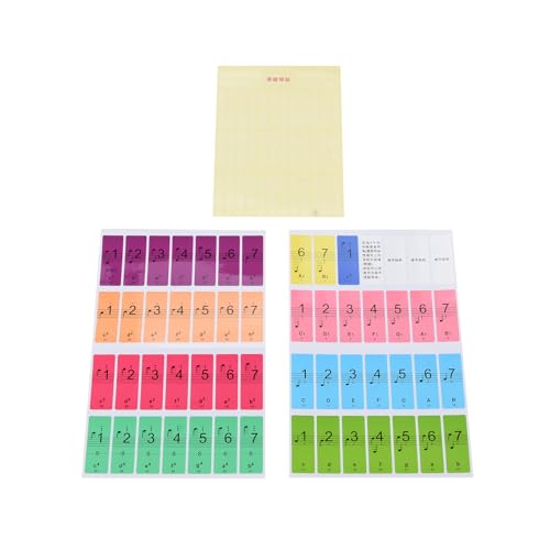 Piano Keyboard Stickers for 88 Key, No Trace Left & Removable Piano Keyboard Note Stickers