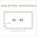 USB TV Backlight Kit for 70 75 80 82 inches Smart TV Monitor HDTV Work Space Decor - Cover 4/4 Sides Behind TV Background Lights Ambient Mood Lighting