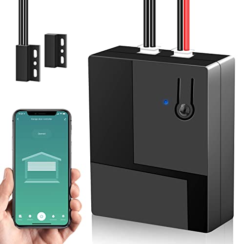 Smart Garagentoröffner Add-On zu bestehenden Garagentor Universal Garagentor Öffner Fernbedienung Kompatibel mit Apple HomeKit Siri Sprachsteuerung/Timer-Einstellung/Sichere Benachrichtigung Cover